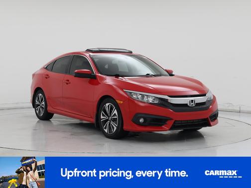 Red 2018 Honda Civic EX-T