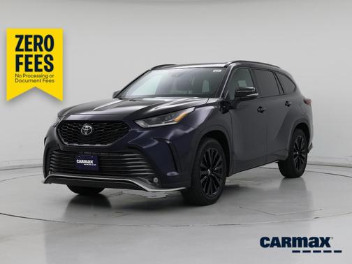Blue 2025 Toyota Highlander XSE