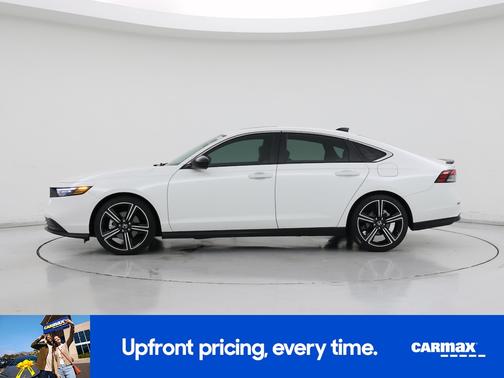 White 2024 Honda Accord Hybrid Sport