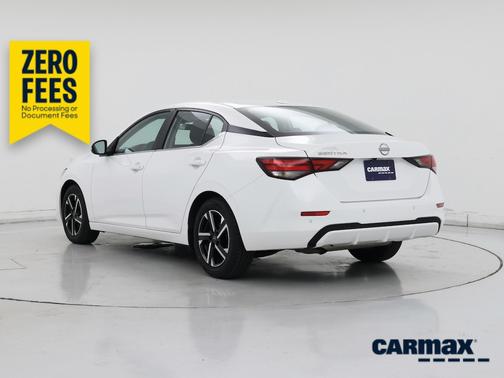 White 2025 Nissan Sentra SV