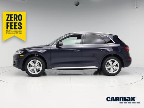 Blue 2018 Audi Q5 Premium Plus