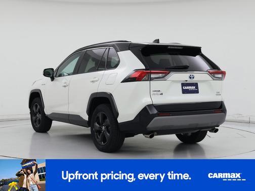 White 2021 Toyota RAV4 Hybrid XSE