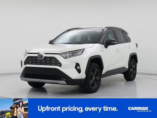 White 2021 Toyota RAV4 Hybrid XSE