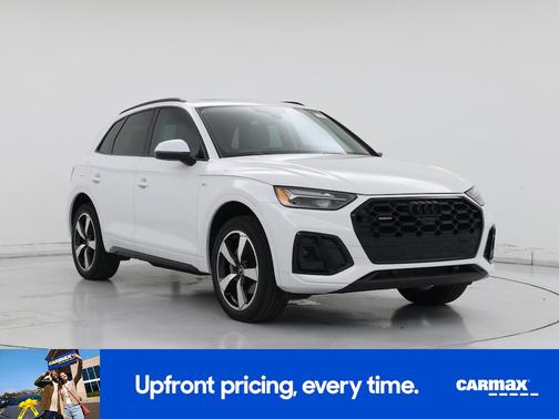 White 2022 Audi Q5 S-Line Premium Plus