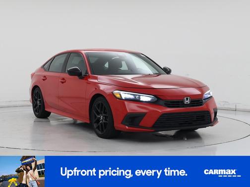 Red 2022 Honda Civic Sport