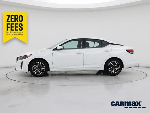 White 2025 Nissan Sentra SV