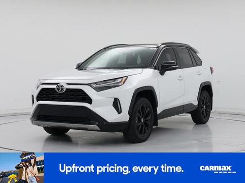 White 2025 Toyota RAV4 Hybrid XSE