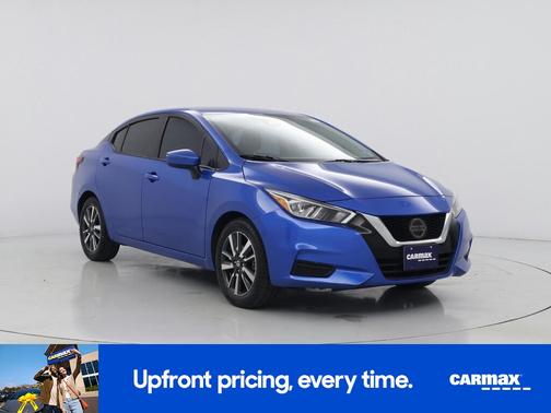Blue 2021 Nissan Versa SV