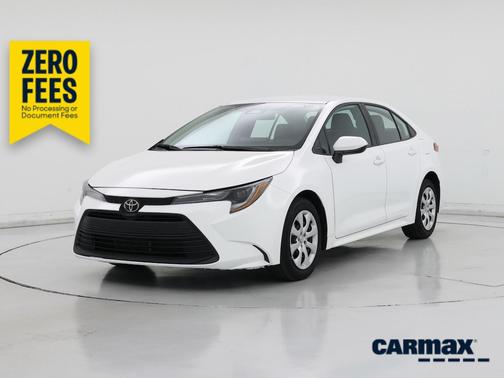 White 2025 Toyota Corolla LE