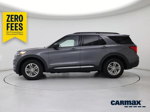 Gray 2021 Ford Explorer XLT