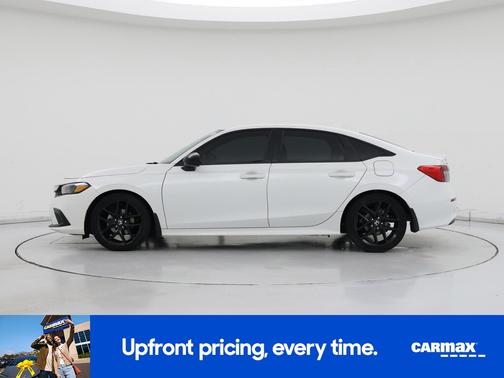 White 2022 Honda Civic Sport