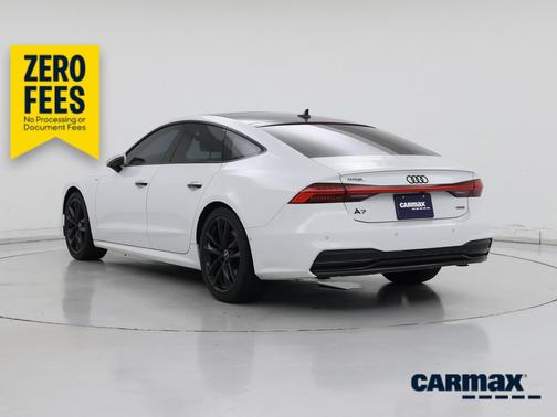 White 2021 Audi A7 Premium Plus