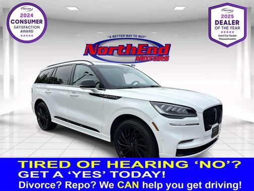 Pristine White Metallic Tri-Coat 2022 Lincoln Aviator Reserve AWD