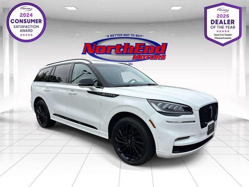 Pristine White Metallic Tri-Coat 2022 Lincoln Aviator Reserve AWD