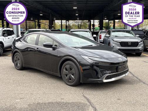 Midnight Black Metallic 2025 Toyota Prius Plug-In Hybrid SE