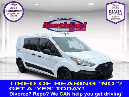 Frozen White 2023 Ford Transit Connect XL Cargo Van