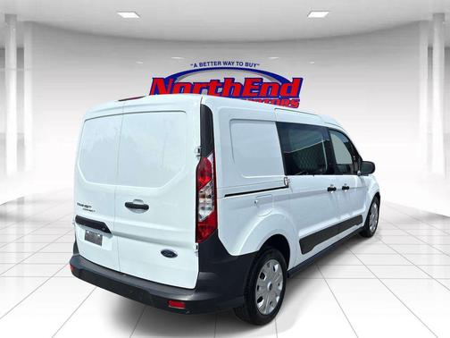 Frozen White 2023 Ford Transit Connect XL Cargo Van