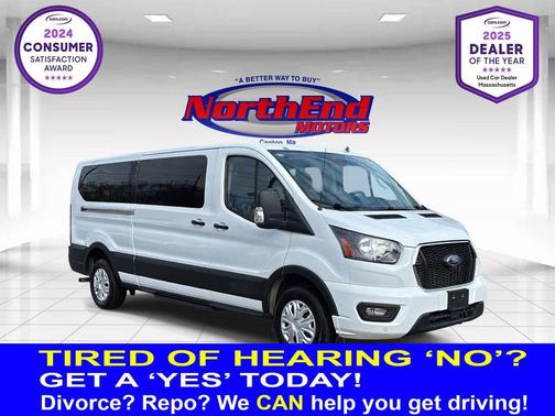 Oxford White 2023 Ford Transit-350 XLT