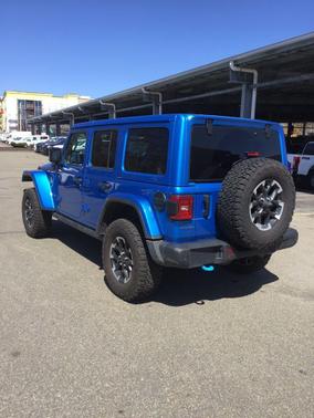 Hydro Blue Pearlcoat 2024 Jeep Wrangler 4xe Rubicon X