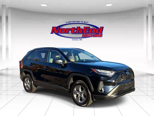 Midnight Black Metallic 2024 Toyota RAV4 Hybrid LE