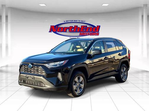 Midnight Black Metallic 2024 Toyota RAV4 Hybrid LE