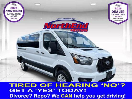 Oxford White 2024 Ford Transit-350 XLT