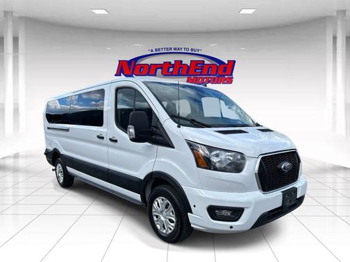 Oxford White 2024 Ford Transit-350 XLT