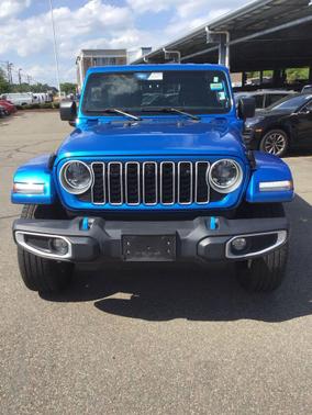 Hydro Blue Pearlcoat 2024 Jeep Wrangler 4xe Sahara