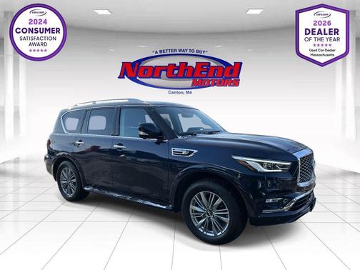 Hermosa Blue 2024 INFINITI QX80 Luxe