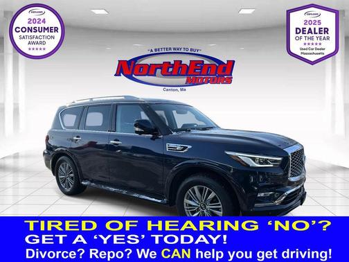 Hermosa Blue 2024 INFINITI QX80 Luxe