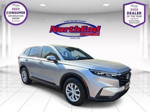 Solar Silver Metallic 2025 Honda CR-V LX AWD