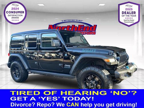 Black Clearcoat 2024 Jeep Wrangler 4xe Willys