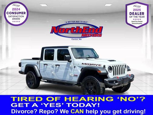 Bright White Clearcoat 2022 Jeep Gladiator Mojave 4x4