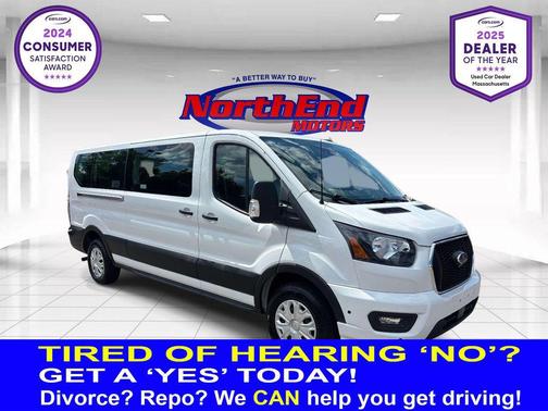 Oxford White 2024 Ford Transit-350 XLT