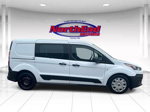 Frozen White 2023 Ford Transit Connect XL Cargo Van