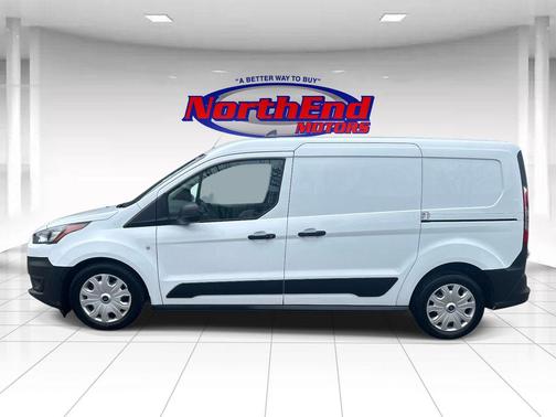 Frozen White 2023 Ford Transit Connect XL Cargo Van