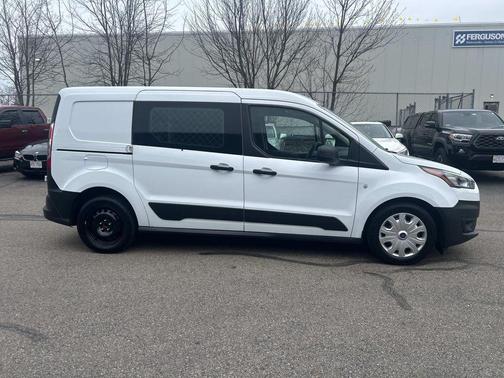 Frozen White 2023 Ford Transit Connect XL Cargo Van