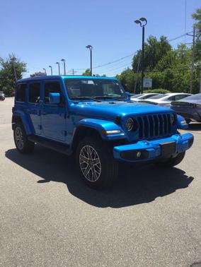 Hydro Blue Pearlcoat 2023 Jeep Wrangler 4xe Sahara High Altitude