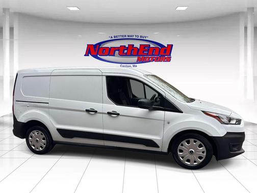 Frozen White 2022 Ford Transit Connect XL Cargo Van
