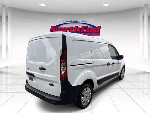Frozen White 2022 Ford Transit Connect XL Cargo Van