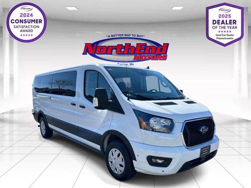 Oxford White 2024 Ford Transit-350 XLT