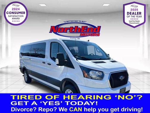 Oxford White 2024 Ford Transit-350 XLT