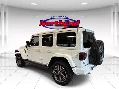 Bright White Clearcoat 2023 Jeep Wrangler 4xe Sahara High Altitude