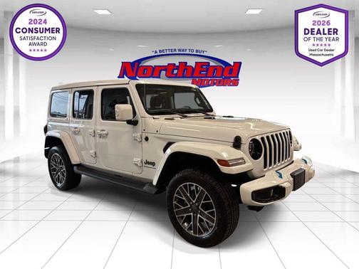 Bright White Clearcoat 2023 Jeep Wrangler 4xe Sahara High Altitude