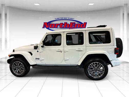 Bright White Clearcoat 2023 Jeep Wrangler 4xe Sahara High Altitude