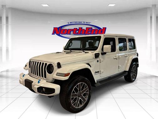 Bright White Clearcoat 2023 Jeep Wrangler 4xe Sahara High Altitude