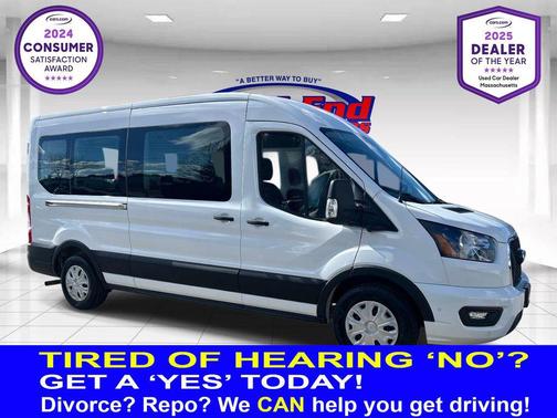 Oxford White 2023 Ford Transit-350 XLT
