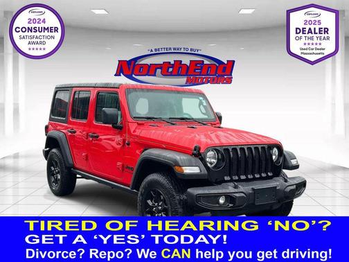 Firecracker Red Clearcoat 2022 Jeep Wrangler Unlimited Sport