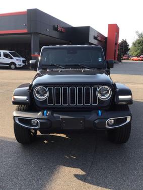 Black Clearcoat 2024 Jeep Wrangler Sahara 4xe