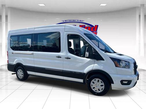 Oxford White 2023 Ford Transit-350 XLT